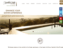 Tablet Screenshot of nambitihills.com